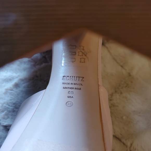 SCHUTZ platforms lenne leather size 8 - Picture 4 of 9